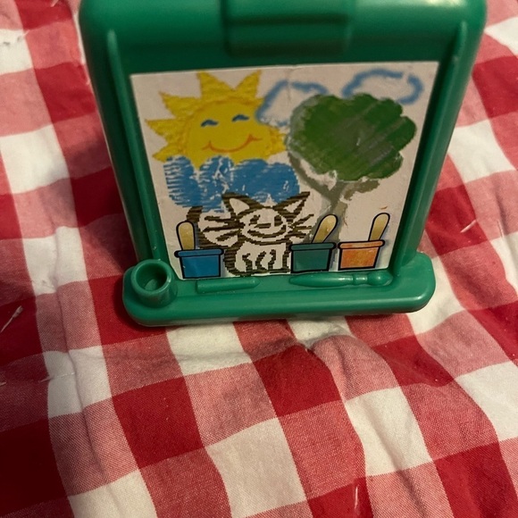 Fisher Price Little People Green Art Easel Preschool Nursery 3” Learning - Picture 6 of 6